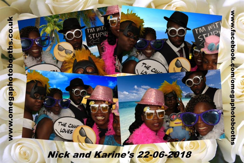 Nick & Karine's Wedding | View more photos from the event at gallery.omegaphotobooths.co.uk/u/Omega-Photobooths/Nick-Karines-Wedding